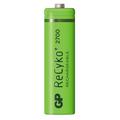 GP ReCyko+ 2700 Genopladelige AA-batterier 2600mAh m. plastikæske - 4 stk.