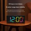 GS-8813 LED digitalt vækkeur med energibesparende tilstand - Sort