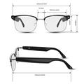 GS13 Smart Glasses med AI-oversættelse, Bluetooth-opkald/musik