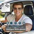 GS13 Smart Glasses med AI-oversættelse, Bluetooth-opkald/musik