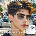 GS13 Smart Glasses med AI-oversættelse, Bluetooth-opkald/musik