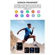 Smartwatch GT21 - Touch skærm 1.75", Bluetooth, Puls, Blodtryk, IP67