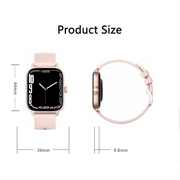 Smartwatch GT21 - Touch skærm 1.75", Bluetooth, Puls, Blodtryk, IP67