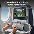 GT36 Bluetooth 6.0-lydtransmitter til fly - dobbelt 3.5mm-stik - understøtter 2 hovedtelefoner