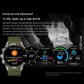 GT45 Outdoor Smartwatch med dansk sprog - 1.6" HD-skærm - Grøn