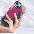 Stylish Gradient iPhone 14 Plus Hybrid Cover - Rød