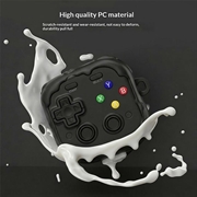 Samsung Galaxy Buds 4/4 Pro-etui i gaming-controller-stil med karabinhage og rengøringsværktøj - sort