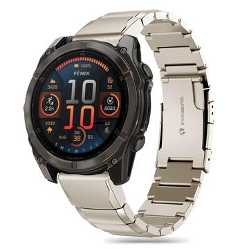 Garmin Fenix 5/6/6 Pro/7/8/E Tech-Protect SteelBand-rem i rustfrit stål - 43mm