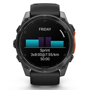 Garmin Fenix 8 Sports Smartwatch - 51mm - Sort / Skifergrå