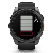 Garmin Fenix 8 Sports Smartwatch - 51mm - Sort / Skifergrå