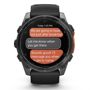 Garmin Fenix 8 Sports Smartwatch - 51mm - Sort / Skifergrå