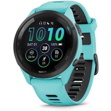 Garmin Forerunner 265 Sports Smartwatch - 46mm - Aqua / Sort