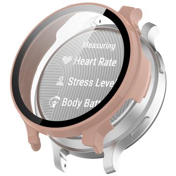 Garmin Lily 2 Active Plastikcover med Skærmbeskyttelse Hærdet Glas - Pink
