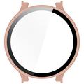 Garmin Lily 2 Active Plastikcover med Skærmbeskyttelse Hærdet Glas - Pink