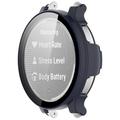 Garmin Lily 2 Plastikcover med Skærmbeskyttelse Hærdet Glas - Mørkeblå