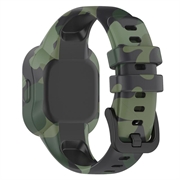 Garmin VivoFit Jr. 3 Blød Silikone Rem - Camouflagegrøn