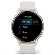 Garmin Vivoactive 5 Fitness Smartwatch - Elfenben / Creme guld