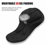 Gel pad til Cykelbukser - M/K - str. 35x20.5cm - Sort