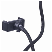 Gembird LED selfie ring lys med telefonholder - Sort