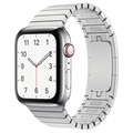 Apple Watch 7/SE/6/5/4/3/2/1 Ledrem MUHL2ZM/A - 45mm/44mm/42mm - Sølv