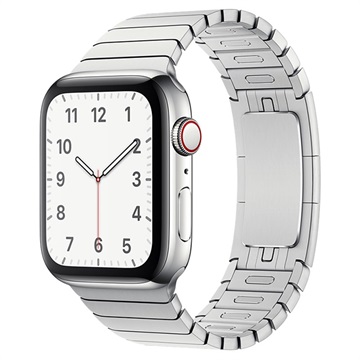 Apple Watch SE/6/5/4/3/2/1 Ledrem MUHL2ZM/A - 42mm, 44mm - Sølv