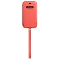 Apple iPhone 12/12 Pro Læder Sleeve med MagSafe MHYA3ZM/A - Pink Citrus