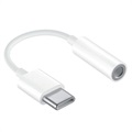 Huawei CM20 USB-C / 3.5mm Kabel Adapter 55030086 - Bulk - Hvid