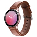 Samsung Galaxy Watch Active2 Ægte Læderrem - 44mm