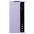 Samsung Galaxy S21 FE 5G Clear View Cover EF-ZG990CVEGEE (Open Box - Fantastisk stand) - Lavendel