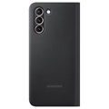 Samsung Galaxy S21 5G LED View Cover EF-NG991PBEGEE (Bulk Tilfredsstillelse) - Sort