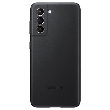 Samsung Galaxy S21 5G Læder Cover EF-VG991LBEGWW - Sort