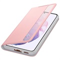 Samsung Galaxy S21+ 5G Clear View Cover EF-ZG996CPEGEE (Open Box - Fantastisk stand) - Pink