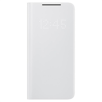 Samsung Galaxy S21+ 5G LED View Cover EF-NG996PJEGEE (Open Box - Fantastisk stand) - Lysegrå