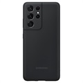 Samsung Galaxy S21 Ultra 5G Silikone Cover EF-PG998TBEGWW - Sort