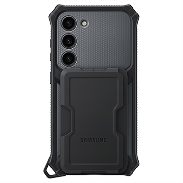Samsung Galaxy S23 5G Rugged Gadget Cover EF-RS911CBEGWW (Open Box - Fantastisk stand) - Sort