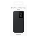 Samsung Galaxy S23 5G Smart View Wallet Cover EF-ZS911CBEGWW (Open Box - Bulk Tilfredsstillelse) - Sort