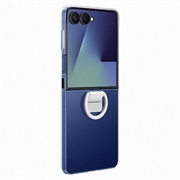 Samsung Galaxy Z Flip7 Clear Cover med Ring EF-QF766CTEGWW - Gennemsigtig