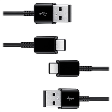 Samsung USB-A / USB-C Kabel EP-DG930MBEGWW - 2 Stk.