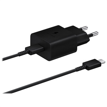 Samsung Hurtig Rejseoplader & USB-C Kabel EP-T1510XBEGEU - 15W