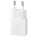 Samsung Hurtig Rejseoplader & USB-C Kabel EP-T1510XWEGEU - 15W - Hvid