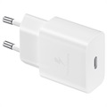 Samsung Hurtig Rejseoplader & USB-C Kabel EP-T1510XWEGEU - 15W - Hvid