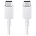 Samsung USB-C / USB-C Kabel EP-DX310JWEGEU - 3A, 1.8m - Hvid