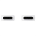 Samsung USB-C / USB-C Kabel EP-DX310JWEGEU - 3A, 1.8m - Hvid