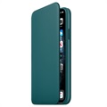 iPhone 11 Pro Max Apple Folio Cover i Læder MY1Q2ZM/A - Påfugl