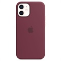 iPhone 12 Mini Apple Silikone Cover med MagSafe MHKQ3ZM/A - Plum