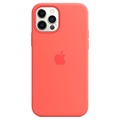 iPhone 12/12 Pro Apple Silikone Cover med MagSafe MHL03ZM/A - Pink Citrus