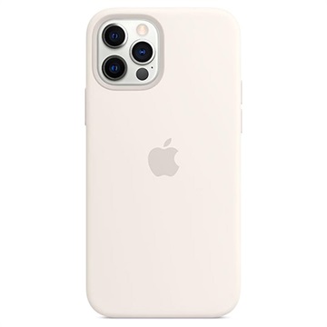 iPhone 12/12 Pro Apple Silikone Cover med MagSafe MHL53ZM/A - Hvid