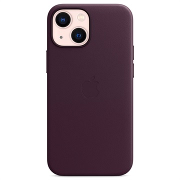iPhone 13 Mini Apple Læder Cover med MagSafe MM0G3ZM/A - Mørk Kirsebær