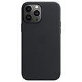 iPhone 13 Pro Max Apple Læder Cover med MagSafe MM1R3ZM/A - Midnat