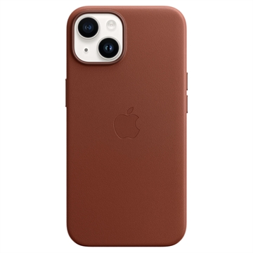 iPhone 14 Apple Læder Cover med MagSafe MPP73ZM/A - Umbra